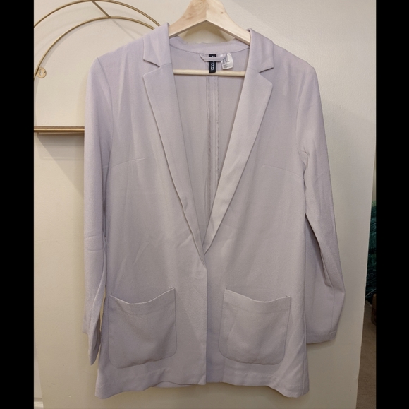 Blush Pink Snap Blazer | 6 - Picture 3 of 6